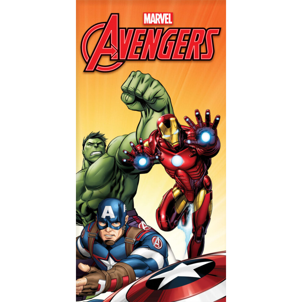 Marvel Avengers Beach Bath Towel 70 x 140 cm 100% COTTON