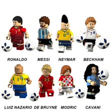 16PCS Soccer Star Series Action Figure World Cup building blocks Fit Lego