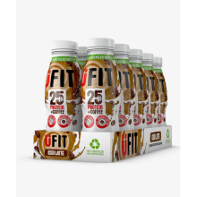 UFit 25g High Protein Shake Ready To Drink Iced Latte Flavour Milkshake 10x 330ml