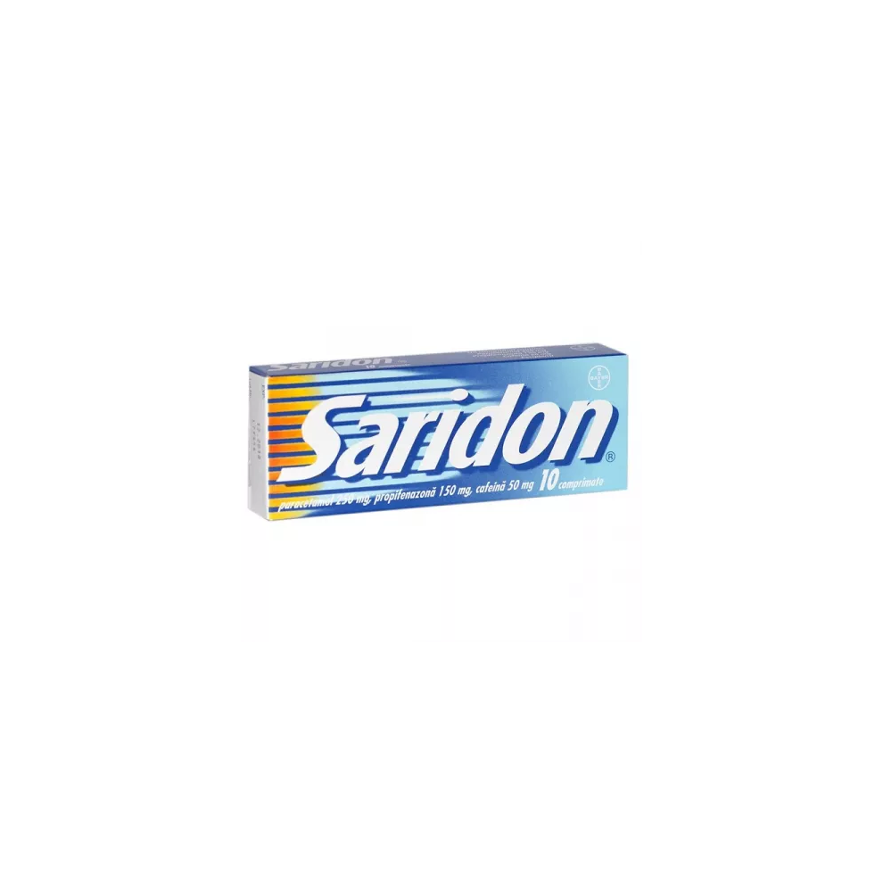 Saridon, 10 tbls headache, toothache, sore throat, menstrual pain,