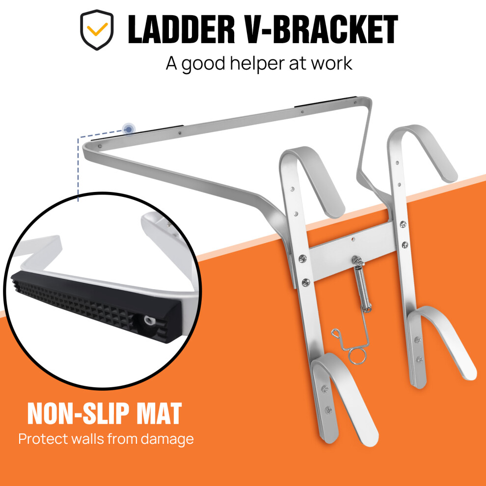 Universal Ladder Stand Off I-Shaped Ladder Accessory Ladder Non-slip Increasing Safety Fits ALL Telescopic Ladder