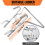 Universal Ladder Stand Off I-Shaped Ladder Accessory Ladder Non-slip Increasing Safety Fits ALL Telescopic Ladder 4