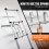 Universal Ladder Stand Off I-Shaped Ladder Accessory Ladder Non-slip Increasing Safety Fits ALL Telescopic Ladder 5