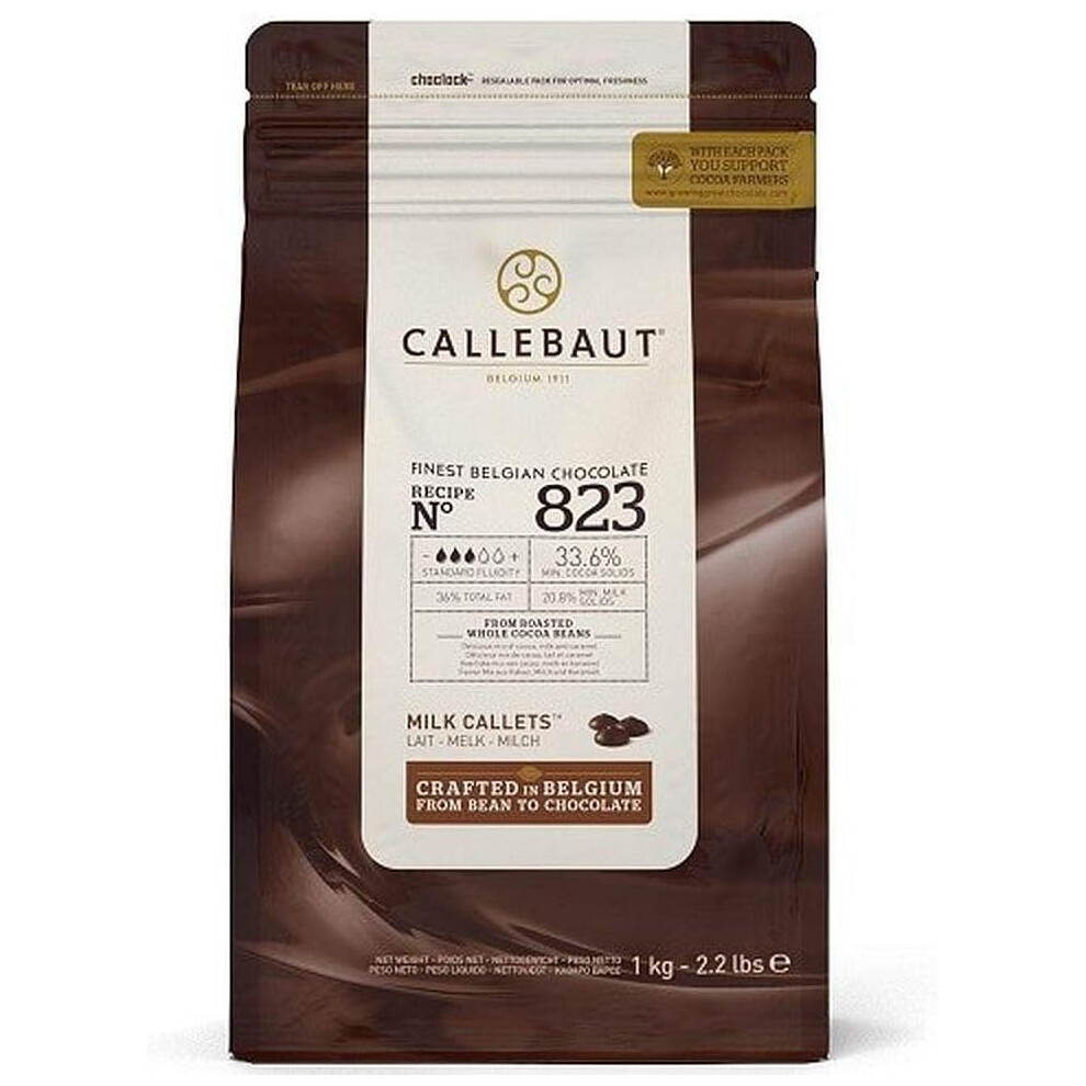 Callebaut Chocolate Callets -Milk- 1 kg