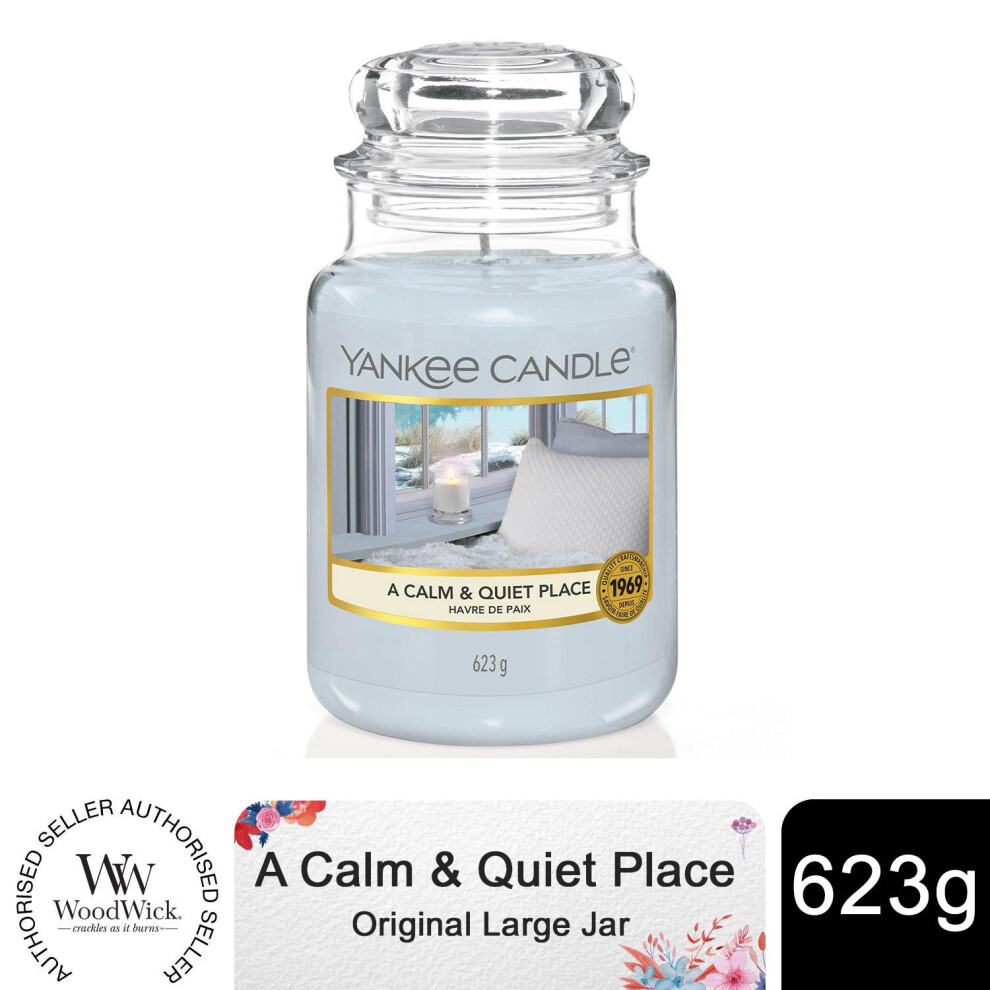 Yankee candle A calm and Quiet Place Jar, grey, 107 x 107 x 168 cm