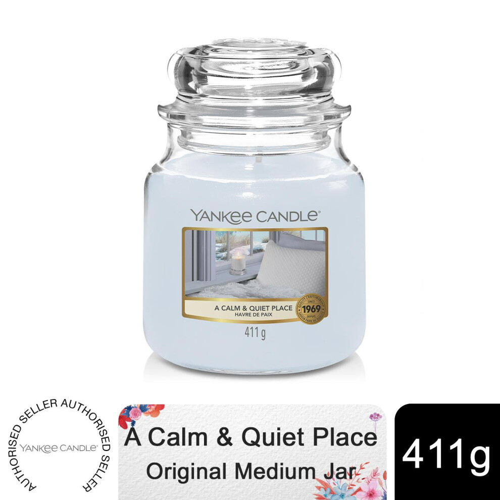 Yankee Candle Medium Jar Scented Candle In A Calm And Quiet Place