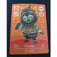 Animal Crossing Amiibo Cards ~304 Phineas