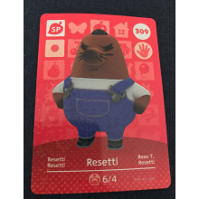 Animal Crossing Amiibo Cards ~309 Resetti