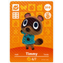 Animal Crossing Amiibo Cards ~310 Timmy