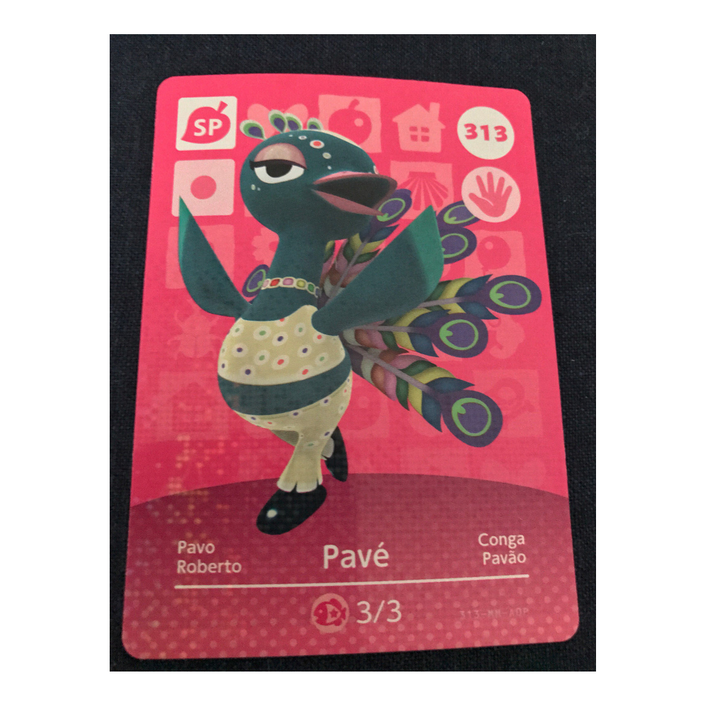 Newjass Animal Crossing Amiibo Cards ~313 Pave