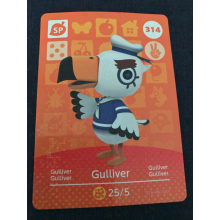 Animal Crossing Amiibo Cards ~314 Gulliver