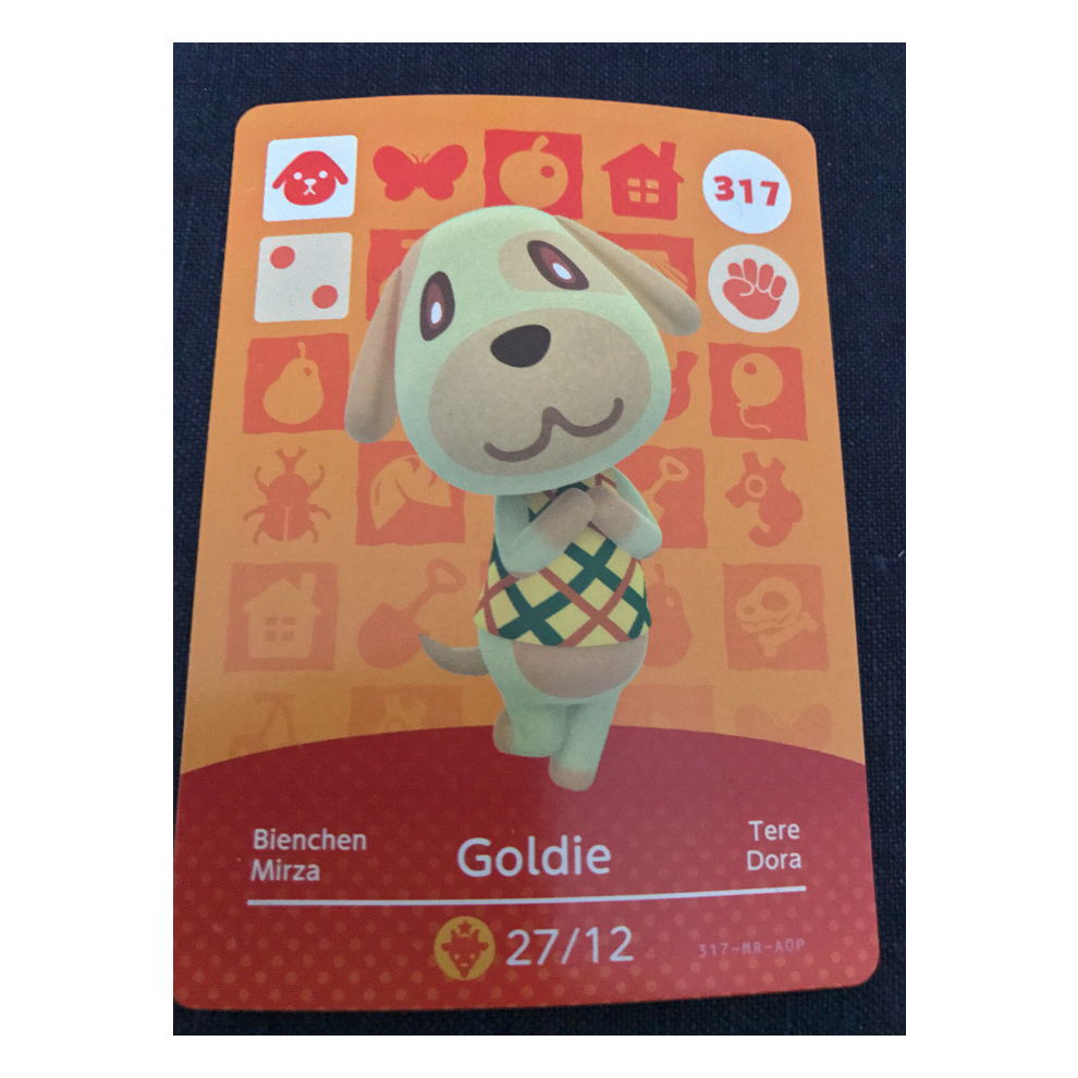 Animal Crossing Amiibo Cards ~317 Goldie