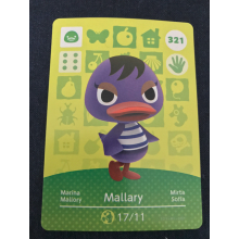 Animal Crossing Amiibo Cards ~321 Mallary