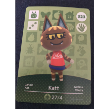 Animal Crossing Amiibo Cards ~323 Katt