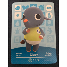 Animal Crossing Amiibo Cards ~326 Dizzy