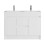 1200mm White Vanity Unit & Double Basin Sink 100% Waterproof Cabinet 4