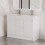1200mm White Vanity Unit & Double Basin Sink 100% Waterproof Cabinet 2