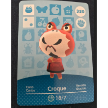 Animal Crossing Amiibo Cards ~330 Croque
