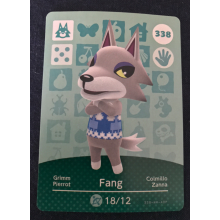 Animal Crossing Amiibo Cards ~338 Fang