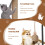 Costway 118 CM Cat Tree Tower with Condo Activity Center Set w/ Scratching Posts 7