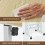 Costway Standing Desk W/ Wheels Flip-over Desktop Height Adjustable Overbed Table 7