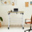 Costway Standing Desk W/ Wheels Flip-over Desktop Height Adjustable Overbed Table 8