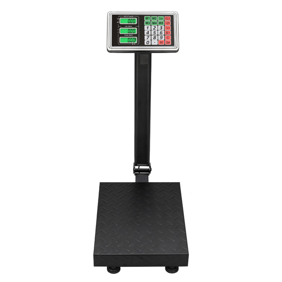 100KG/220lbs LCD Digital Personal Floor Postal Platform Scale UK Plug