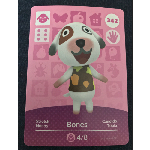 Animal Crossing Amiibo Cards ~342 Bones
