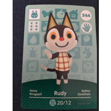 Animal Crossing Amiibo Cards ~344 Rudy