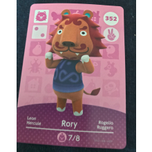 Animal Crossing Amiibo Cards ~352 Rory