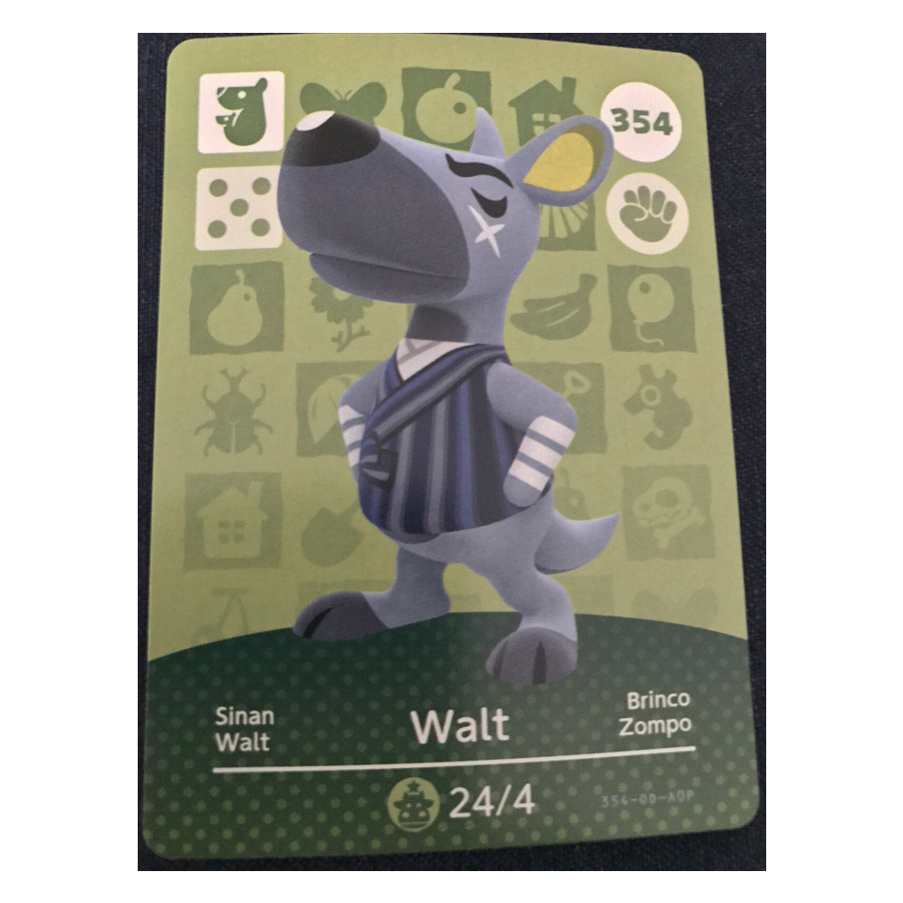 Newjass Animal Crossing Amiibo Cards ~354 Walt