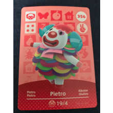 Animal Crossing Amiibo Cards ~356 Pietro