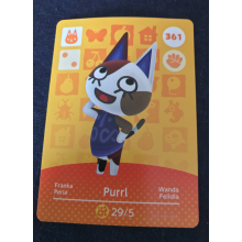 Animal Crossing Amiibo Cards ~361 Purrl