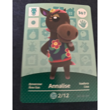 Animal Crossing Amiibo Cards ~367 Annalise