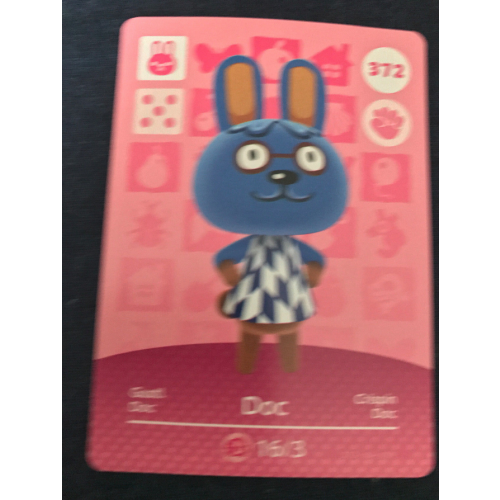 Animal Crossing Amiibo Cards ~372 Doc