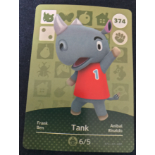 Animal Crossing Amiibo Cards ~374 Tank