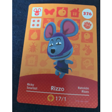 Animal Crossing Amiibo Cards ~376 Rizzo