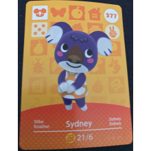 Animal Crossing Amiibo Cards ~377 Sydney