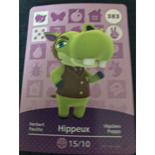 Animal Crossing Amiibo Cards ~383 Hippeux