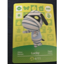 Animal Crossing Amiibo Cards ~385 Lucky (Homemade) - 001-448 Range - Happy Home Designer - Nintendo Wii U / Switch