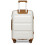 KONO (24 inch + travel bag) Cream PP Hard Shell Suitcase and Travel Bag Set 3