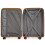 KONO (24 inch + travel bag) Cream PP Hard Shell Suitcase and Travel Bag Set 9