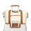 KONO (24 inch + travel bag) Cream PP Hard Shell Suitcase and Travel Bag Set 12