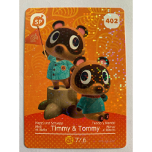Animal Crossing Amiibo Cards ~402 Timmy & Tommy