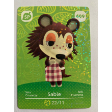 Animal Crossing Amiibo Cards ~409 Sable