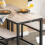 SoBuy OGT25-HN, Dining Set - Dining Table and 2 Benches, 3 Pieces 4