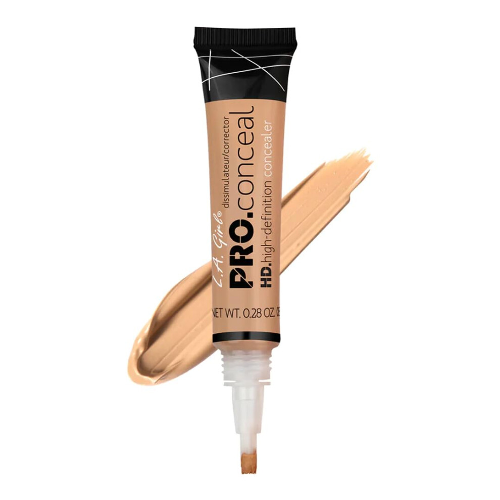 L.a. Girl Beige Pro Conceal Hd Concealer, Pure 0.28 Ounce
