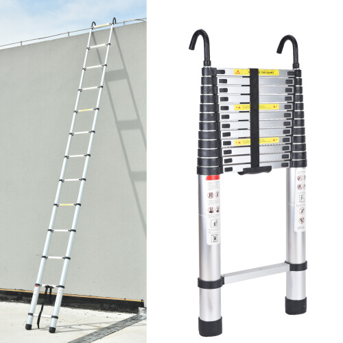 Aluminum Telescoping Ladder 5M Tall Extension Ladder Foldable Stepladder 16.5FT