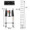 Aluminum Telescoping Ladder 5M Tall Extension Ladder Foldable Stepladder 16.5FT 7
