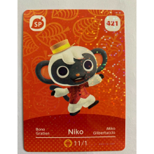 Animal Crossing Amiibo Cards ~421 Niko